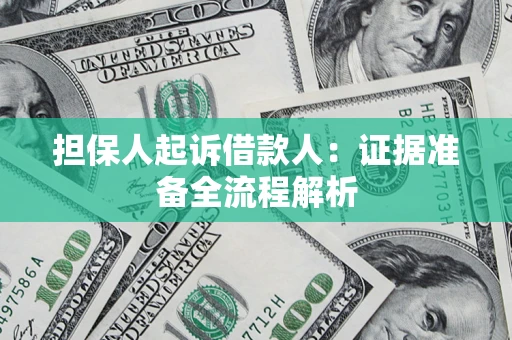 北京担保人起诉借款人：证据准备全流程解析