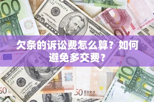 北京欠条的诉讼费怎么算？如何避免多交费？