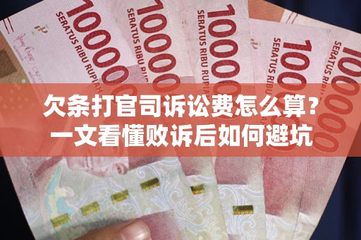 北京欠条打官司诉讼费怎么算？一文看懂败诉后如何避坑